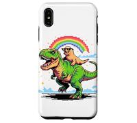 Art Style Pixel Lion de Mer T-Rex Tyrannosaure 8 Bits Coque pour iPhone XS Max