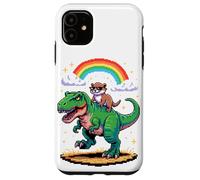 Art Style Pixel Loutre T-Rex Tyrannosaure Graphisme 8 Bits Coque pour iPhone 11