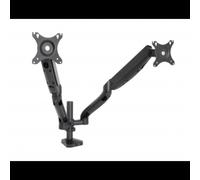 ART Support Bureau Double Écran L-18GD (10-32") VESA 75/100mm, Inclinaison -50°/+35°, Rotation 360°, USB 3.2 Gen 1, Max 9kg