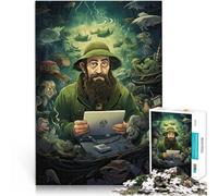 Art sur Internet Puzzles 1000 pièces pour Adolescents Cadeaux de Jeux stimulants Convient pour la décoration de Bureau 38x26cm