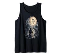 Art surréaliste de Pingouin nihiliste Jésus-Christ Débardeur