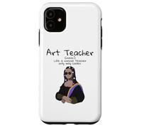 Art Teacher Definition Mona Lisa Artiste Amusant pour enseigner l'art Coque pour iPhone 11