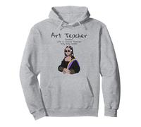 Art Teacher Definition Mona Lisa Artiste Amusant pour enseigner l'art Sweat à Capuche