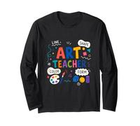 Art Teacher Elements Line Shape Color Manche Longue