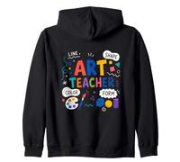 Art Teacher Elements Line Shape Color Sweat à Capuche