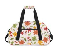 Art The Fall Sac de sport de sport, sac de sport pour soirée pyjama, petit sac fourre-tout de voyage pour entraînement de nuit, gymnastique, danse et ballet, Art The Fall, 18.9 x 8.7 x 10.6 in, Sacs