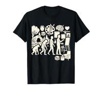 Art Thérapeute Evolution Thérapie créative Graphique Amusant T-Shirt