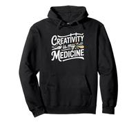 Art Thérapeute La Créativité Est Mon Remède Thérapie Sweat à Capuche