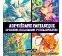 Art-Thérapie Fantastique: Livre de coloriage pour adultes : 25+5 designs de haute qualité inspiré de créatures fantastiques pour créer de véritables ... votre stress et exprimez votre créativité