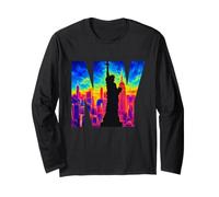 Art Thermique Couleur Horizon de New York City Manche Longue