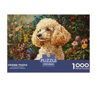 Art toilettage de Caniche Adultes Puzzles 1000 Pièces Animal Cadeaux d'anniversaire pour Noël Décoration Intérieure Jeux Éducatifs Family Games Stress Relief Toy 38x26cm/1000pcs