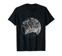 Art topographique Vintage Géographie rétro Amateurs de Sciences spatiales T-Shirt