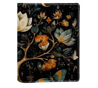 Art Tree Couverture de livre remplaçable en cuir PU réutilisable Convient pour ordinateurs portables de 148 x 210 mm