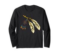 Art tribal indien indien graphique pour hommes, femmes, enfants Manche Longue