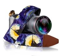 Art Tribute dragonne nuit étoilée de van gogh - dragonne universelle pour appareil photo dslr, bandoulière pour canon, nikon, sony, fujifilm et appareil photo numérique - meilleur cadeau photographe