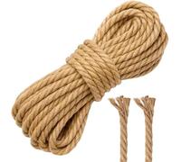 ART TWIST HOME Ficelle Jute Naturel - Solide Et Écologique 100% Fibres Naturelles Parfaite - pour Jardinage Bricolage Macramé Décoration Emballage Et Usages Techniques (14mm - 100m)