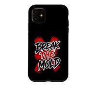 Art typographique Vieilli de Motivation Break The Mold Coque pour iPhone 11