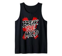 Art typographique Vieilli de Motivation Break The Mold Débardeur
