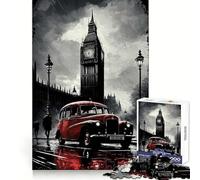 Art Urbain londonien pour Adultes Puzzle de 1000 pièces Casse-tête Relaxant et Amusant Assemblage d'images Surprise chaleureuse 38x52cm