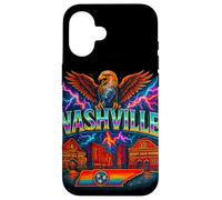 Art Urbain rétro à l'aérographe de Nashville Coque pour iPhone 16