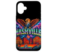Art Urbain rétro à l'aérographe de Nashville Coque pour iPhone 16 Plus