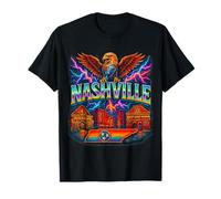 Art Urbain rétro à l'aérographe de Nashville T-Shirt
