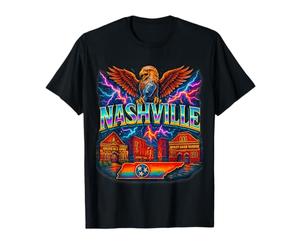 Art Urbain rétro à l'aérographe de Nashville T-Shirt