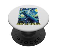 Art Van Gogh : Le Petit écureuil de Papa avec Une Baleine et Une Nuit étoilée PopSockets PopGrip Adhésif
