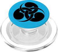 Art vectoriel Japonais Têtard Mon Noir PopSockets PopGrip pour MagSafe