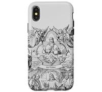 Art Vintage catholique Traditionnel du Seigneur de la prière de Notre père Coque pour iPhone X/XS