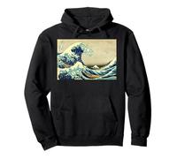 Art vintage célèbre : design spécial Hokusai Great Wave Sweat à Capuche
