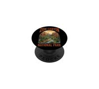 Art Vintage de L'Aventure en Plein Air du Parc Zion PopSockets PopGrip Adhésif