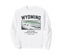 Art Vintage de Wyoming : Vent Large et Espace Infini Sweatshirt