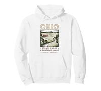 Art Vintage des Champs d'Ohio et de l'ombre Rustique Sweat à Capuche