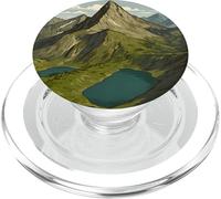 Art Vintage des Rocheuses canadiennes Kananaskis Smutwood Mountain PopSockets PopGrip pour MagSafe
