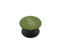 Art Vintage du Dinosaure Dilophosaure PopSockets PopGrip Adhésif