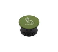 Art Vintage du Dinosaure Dilophosaure PopSockets PopGrip Adhésif
