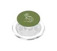 Art Vintage du Dinosaure Dilophosaure PopSockets PopGrip pour MagSafe