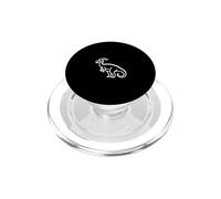 Art Vintage du Dinosaure Dilophosaure PopSockets PopGrip pour MagSafe