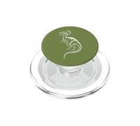 Art Vintage du Dinosaure Dilophosaure PopSockets PopGrip pour MagSafe