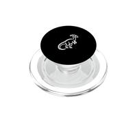 Art Vintage du Dinosaure Dilophosaure PopSockets PopGrip pour MagSafe