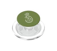 Art Vintage du Dinosaure Dilophosaure PopSockets PopGrip pour MagSafe