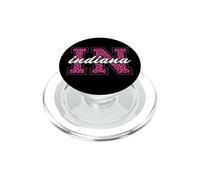 Art Vintage Indiana Game Day imprimé léopard pour Fan Art PopSockets PopGrip pour MagSafe