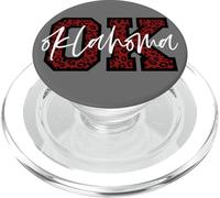 Art Vintage Oklahoma Game Day imprimé léopard Cool Fan Art PopSockets PopGrip pour MagSafe