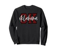 Art Vintage Oklahoma Game Day imprimé léopard Cool Fan Art Sweatshirt