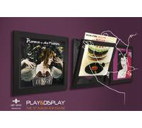 Art Vinyl Display - Cadre Vinyle: Art Vinyl Play & Display Flip Frames, Set de 3, Noir
