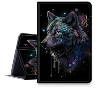 Art Wolf Étui pour iPad Air 3ème génération 2019/iPad Pro 10,5" 2017, résistant aux chocs, pliable en cuir synthétique, support réglable avec mise en veille/réveil automatique pour iPad Air 3ème