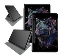 Art Wolf Étui pour Samsung Galaxy Tab S8 Plus 2022/S7 FE 2021/S7 Plus 2020 12,4 pouces, support pliable rotatif à 360 degrés, plusieurs angles de vue avec mise en veille/réveil automatique