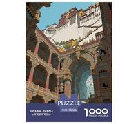 Art1000 Pièces Puzzlepaysage Contes Magiques, Adultes/Enfants, Illustration Originale, Décoration, Cadeau 38x26cm/1000pcs