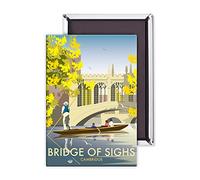 Art247-Aimant de réfrigérateur avec Motif de pont de Sighs, Cambridge, Par la designer: Dave Thompson mm - 50 x 80 mm